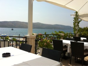 Aussicht mittagessen